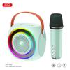 Портативная RGB Bluetooth Караоке-колонка XO с микрофоном, штекер CN (адаптер в комплекте)