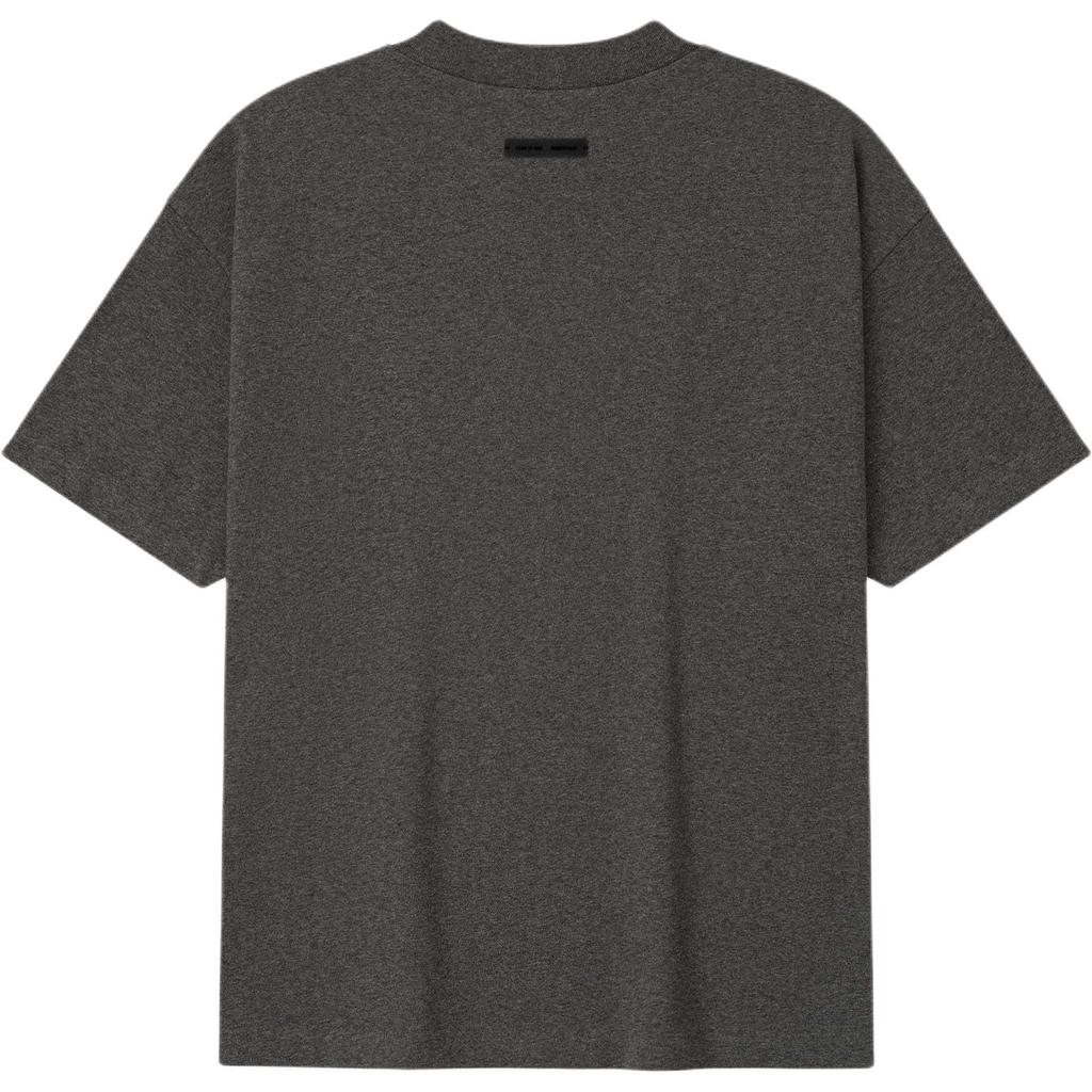 Fear of God Essentials Классическая футболка с коротким рукавом Угольный меланж Мужские Топы Серый 125HO254191F
