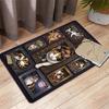 Japanese Cat Portraits Pattern Rug Floor Mat for Living Room or Bedroom Soft and Comfortable Carpet a Gift for Birthday and Holiday.