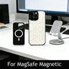Romantic Floral Phone Case For iPhone17,16,15,14,13,12,11 Plus,Pro Magnetic with Magsafe Wireless Charging