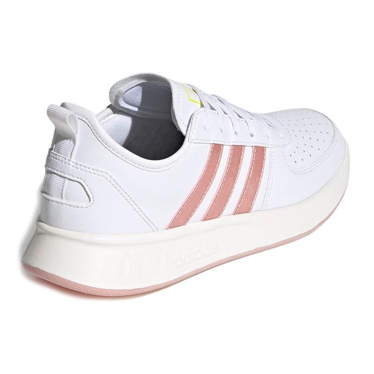 Adidas Court80s Pu Coverage Low top Skateboard Shoes Women's White Pink EG8265