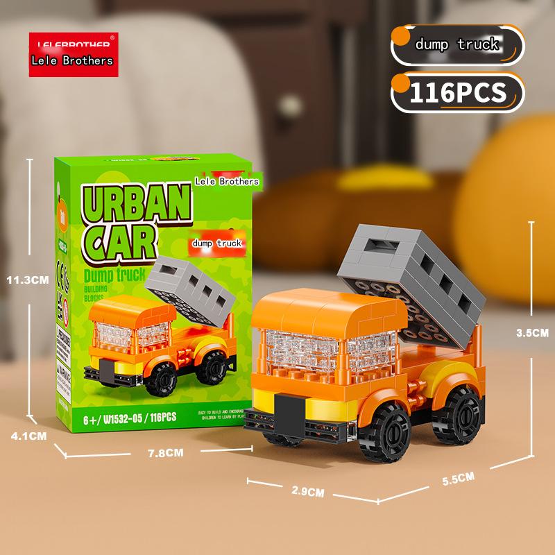 Educational Mini Car Building Blocks Toy Set