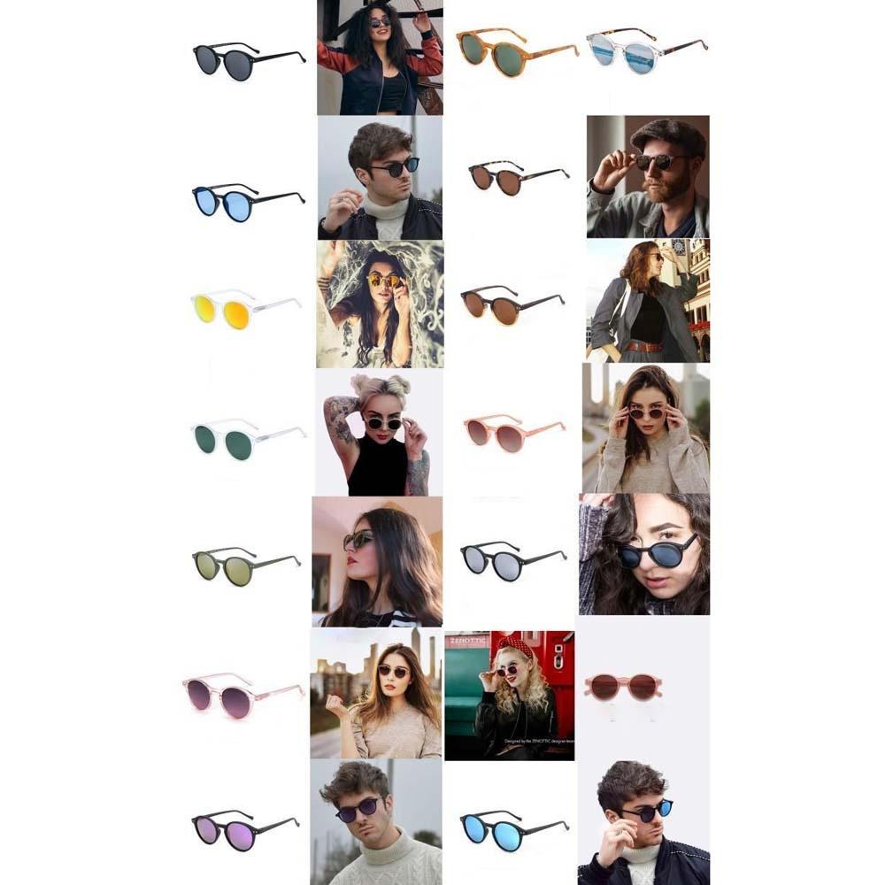 PC Unisex Sunnies TR Retro HD Sunglasses Party Full Frame Sunglasses Beach