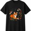 Botanical Ginger Cat Mens Womens T-Shirt Unisex Novelty Gift Tee Funny Present