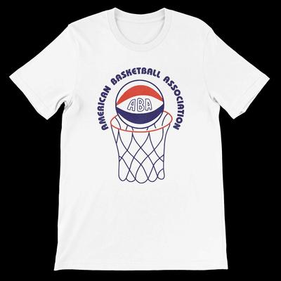 Баскетбольная футболка ABA League Мужская Детская Женская - Винтажная Американская Спортивная Футболка для Фанатов