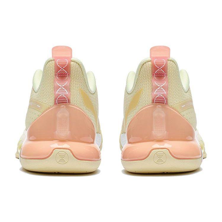 Баскетбольные кроссовки Li Ning Yu Shuai Evolution Low Honeydew, нескользящие, прочные, легкие, низкие, мужские, светло-кремово-желтые, ABAS161-3
