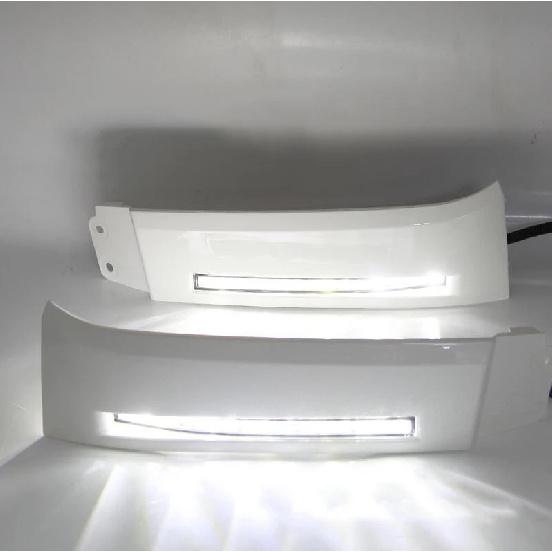 2PCS For Toyota Tundra 2007-2013 and Sequoia 2008-ON Car Front Bumper Lights 12V LED Daytime Running Lights DRL fog lamp