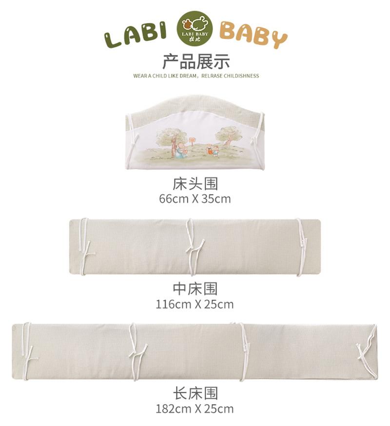 Baby Bedding Anti-Collision Bed Surround Set of 3 Pieces