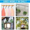 10Pcs Windproof Kitchen Pot Rack Hooks S-Shape Garden Hanging Clasp  Bathroom Accessories