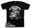Shirt To Match Retro 4 Cave Stone AJ4 Sneakers - By Any Means Tee