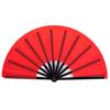 Китайский складной веер, однотонный, удобная ручка, плавное открытие, закрытие, веер для тай-чи, элегантный аксессуар для классического танца