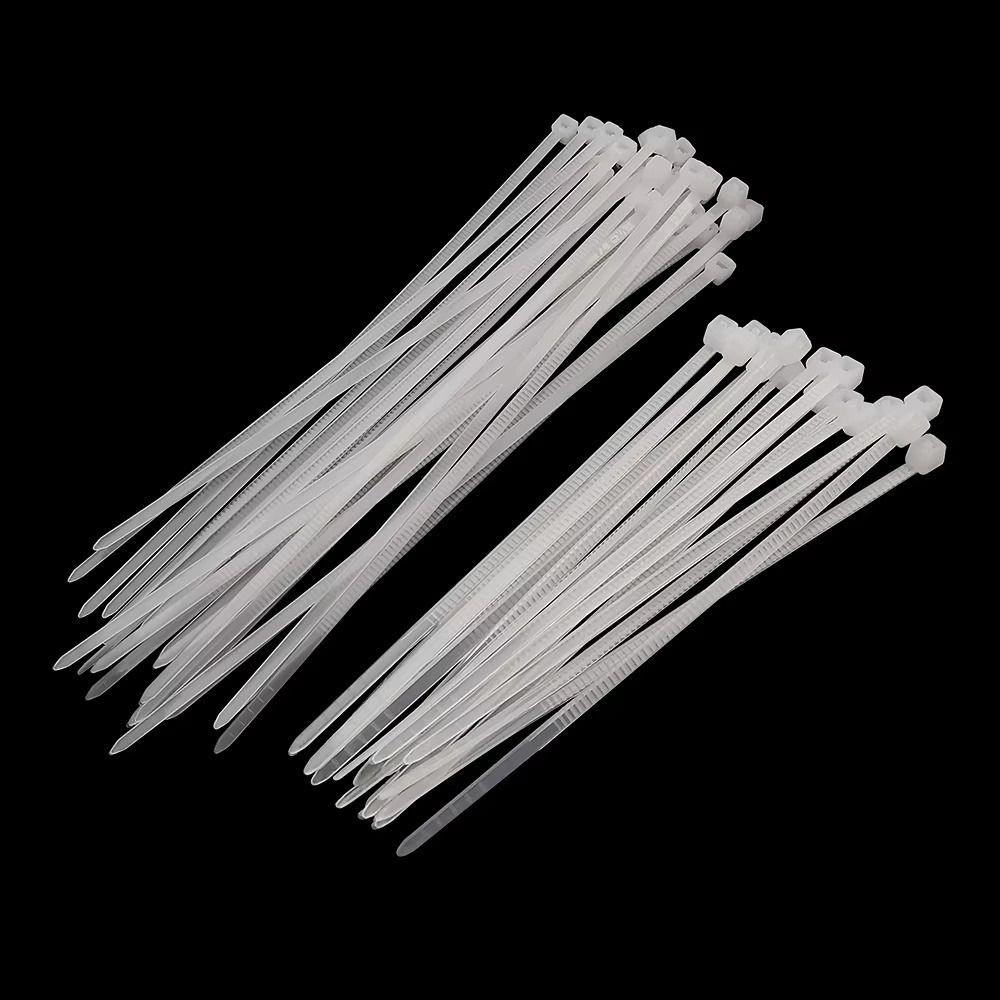 100Pcs Extra-Large Self-Locking Zip Ties Width 8.8mm Cable Zip Ties  for Home Office Cord Management