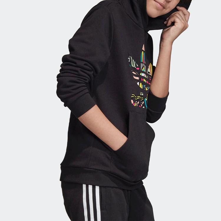 adidas Оригиналы Свитшоты для начальной школы с капюшоном Умеренные EJ5595