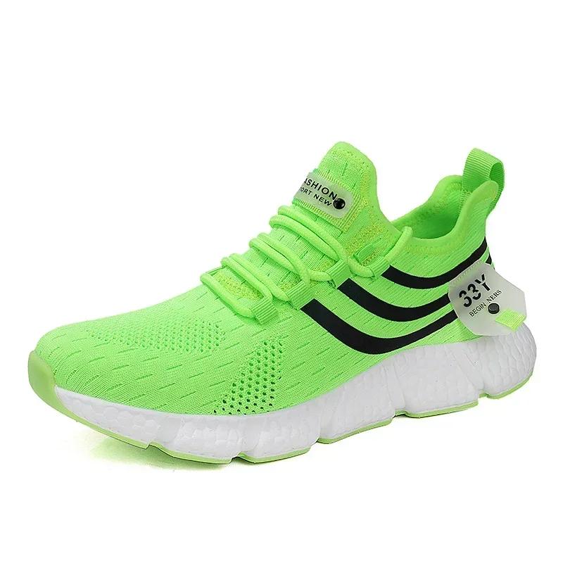 Leisure Men's Shoes Mesh Breathable Running Shoes Couple Tenis Masculinity Spring and Autumn Lightweight Walking Sports Shoes