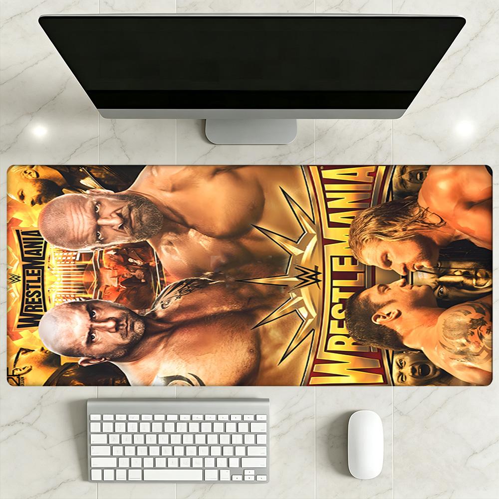 Wrestlemania Gaming Mouse Pad Gaming Laptop Mouse Pad Computer Desk Keyboard Mat Non-Slip Rubber Base Perfect for Office Laptop Gaming Setup