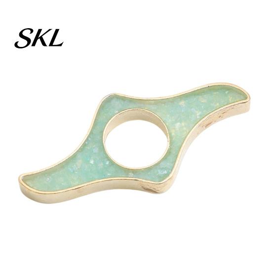 Eye-catching Glitter Bookmark Book Page Holder, Thumb Ring Holder for Reading, Smooth Edge Metal Opener Reading Accessory Students Readers