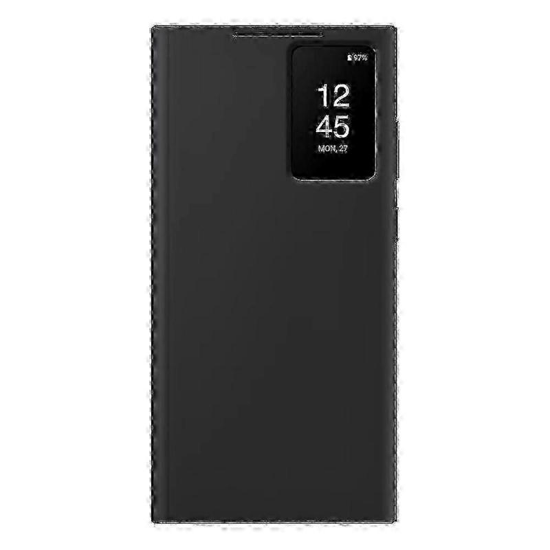 Оригинальный чехол-книжка Samsung Smart View Wallet для Samsung Galaxy S23 Ultra SM-S918B S-View Чехол для телефона Обложкачерный SZRH A-S