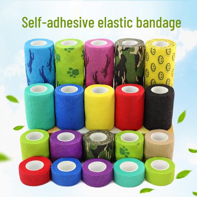 Elastic Self-Adhesive Sports Bandage for Finger, Wrist, Knee, Ankle, and Scar Support