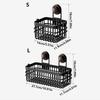 Rust-proof Kitchen Wall Hanging Rack Suction Cup Hanging Onion Storage Box  Shower
