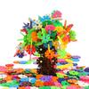 60/100/200PCS Assorted Colors Snowflake Blocks 2 Styles Available Parent Kid Game Kindergarten Color Recognition Accessories ZYF