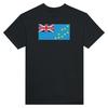 Футболка - PIXELFORMA - Drapeau des Tuvalu - Noir - 100% хлопок - Manches Courtes