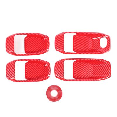 4 шт. Набор накладок на чашки внутренних дверных ручек, накладки, наклейки-протекторы панелей чашек внутренних дверей, замена