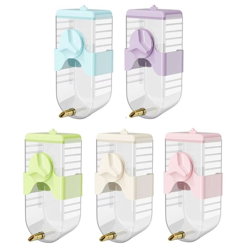 350ml Bird Water Dispenser Secure Mounting Automatic Hanging Water Feeder Easy To Install Transparent Pet Bird Water Bottle