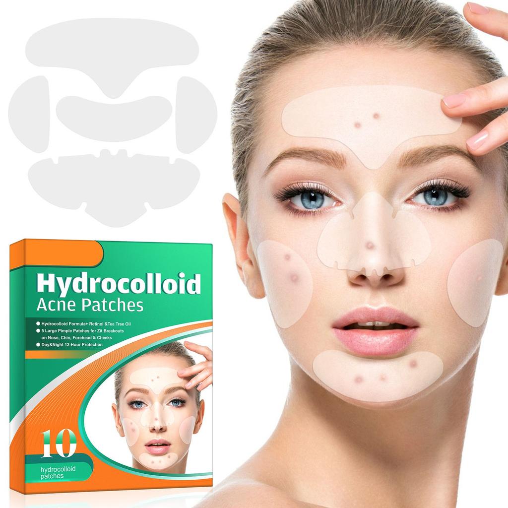 Medicated Acne Patches For All Skin Types SpotStickers For Face And Skin To Get Ridof Pimples And Pimples 10pcs