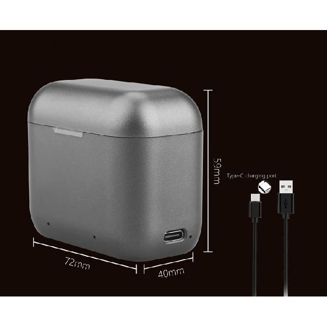 2 Card Slot Type-C Battery Charging Box for Insta 360 X3 Battery for Insta360 One X3 Portable Charge Accessories