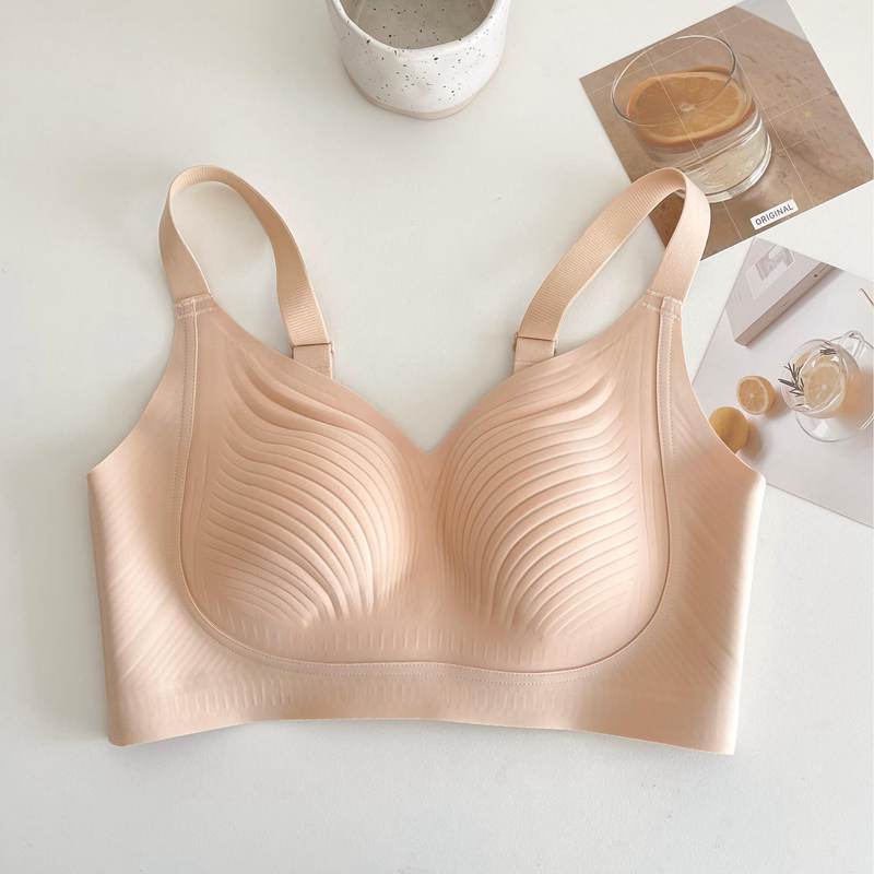 Underwear Women's Collection Accessory Breast Anti Sagging Full Cup Thin Bra Summer Bra Adjustable Large Size Seamless Bra