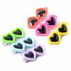 1/5/10Pcs Fashion Pet Dog Hair Bows Clips Love Style Doggie Boutique Sunglasses Pet Grooming