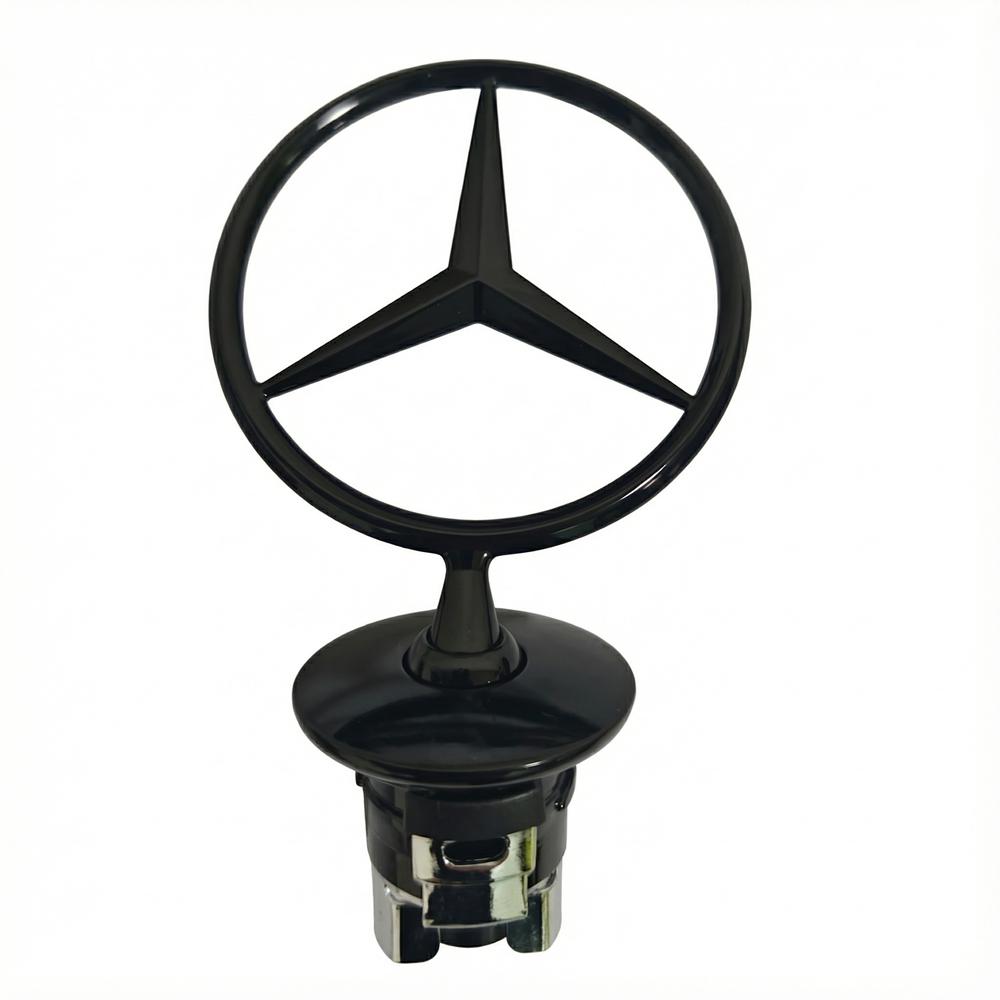 DDJ2 ZZX Car Bonnet Label Badge 3D Star Zinc Alloy Car Front Hood Emblem Mercedes Benz W203 W204 W205 W206 W212 W213 W222 W223 E300 1