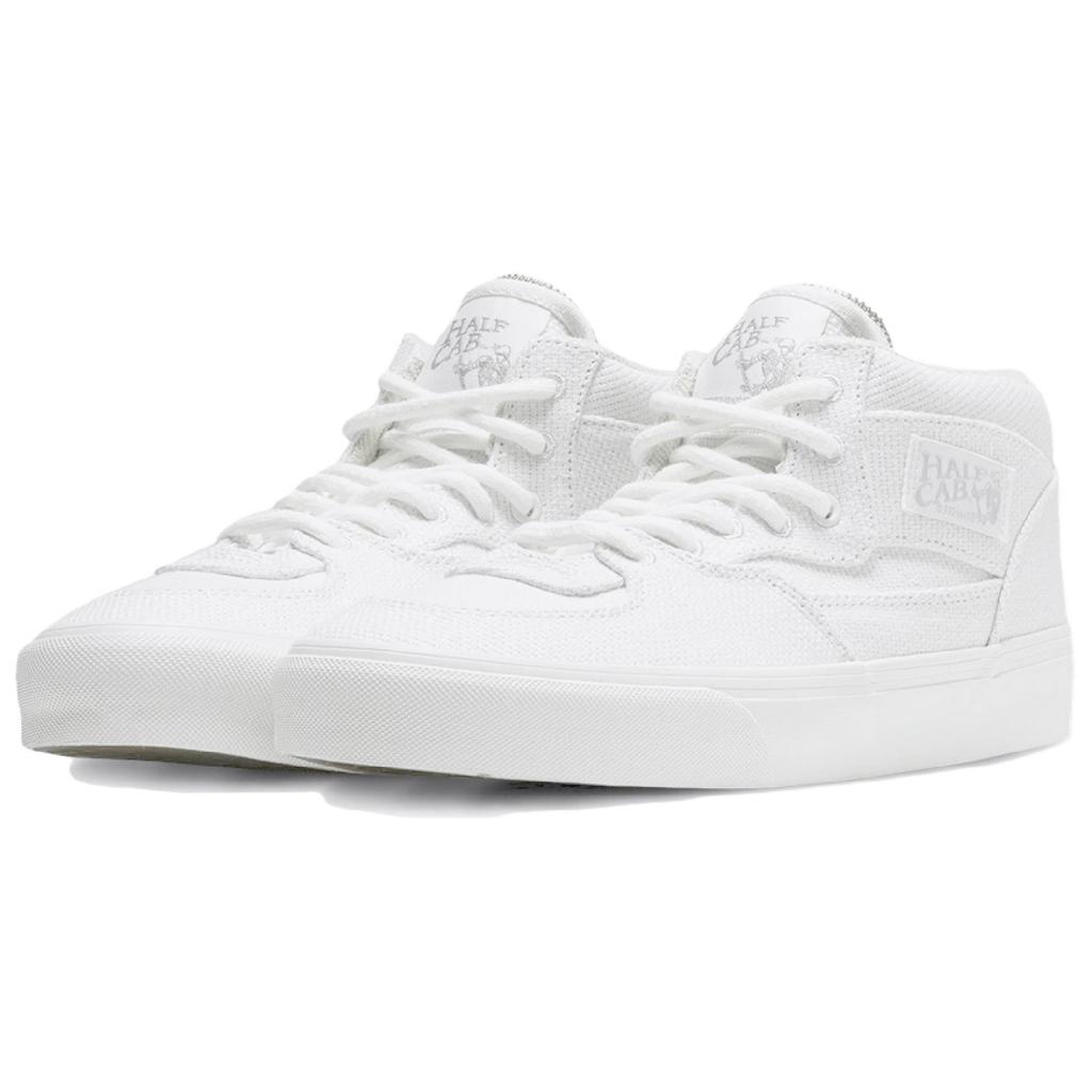 Vans Half Cab CP VR3 LX Круглый носок Удобная посадка Теплые полувысокие кеды для скейтбординга Унисекс кеды для скейтбординга Белые VN0007PUJVY1