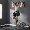 Set of 4 Weight Plates, Gym Plate Set for Training, Black