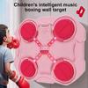 1 комплект музыкальной боксерской машины, настенная, совместимая с Bluetooth, регулируемая, умная, светодиодная, боксерская тренировочная мишень, боксерская подушка, домашний тренажерный зал, тренировочное оборудование