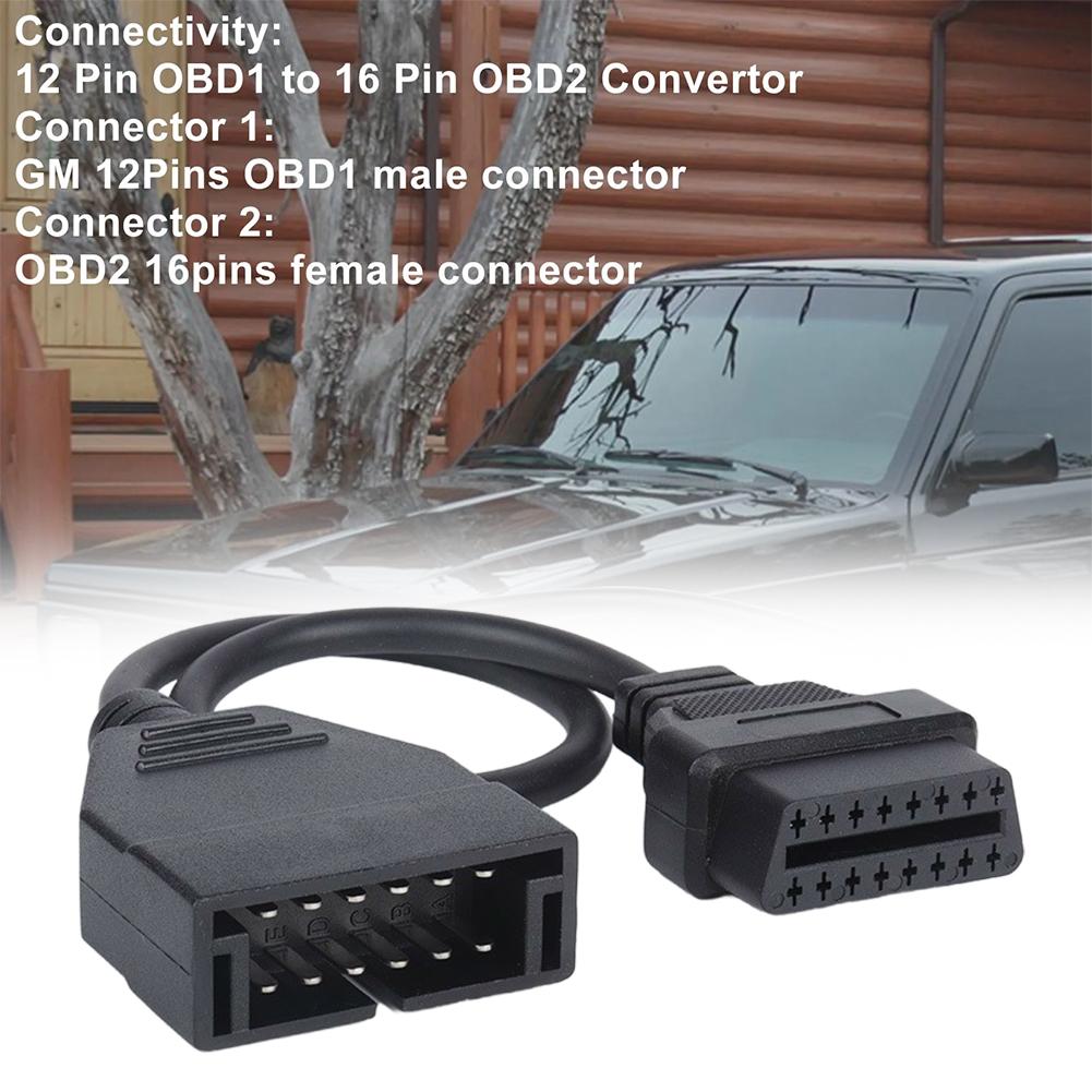 Кабель-адаптер OBD1 к OBD2 GM, Замена сканера кодов OBD1 на 16-контактный разъем, Инструмент для диагностики с расширением контактов, 12 U6A7
