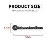 Car Audio Decorate 3D Aluminum Emblem Badge Sticker Decal For Mercedes Benz B/C/E/S Class A Class C200L GLC GLE CLA accessories DFHJL1