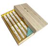 [Edo Souyo] Pearl Treasure Short Incense Sticks (8 Sticks), Gift Set, Paulownia Wood Box, Pre-wrapped, Light Smoke