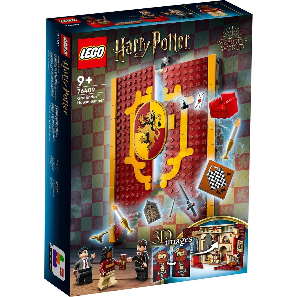 LEGO Harry Potter Gryffindor Dormitory Crest 76409 Toy Block Present Interior Fantasy Boys Girls 9 Years Old and Up (TM)