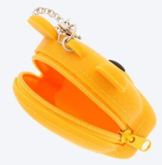 Disney Winnie the Pooh Bag Charm Coin Case Storage Pouch Silicone Tokyo Disney Resort TDR Keychain