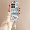 KEYSION Милый чехол с 3D-мультяшным рисунком для HONOR X6b с браслетом, мягкий силиконовый противоударный чехол для телефона Huawei Honor X6b 4G
