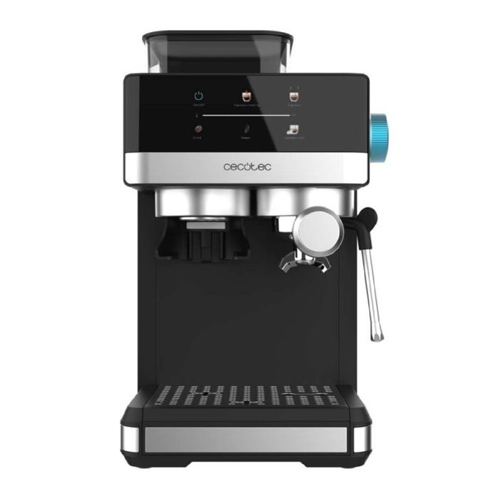 Machine a café Expresso broyeur - CECOTEC - Power Espresso 20 Grind - 1350 W - 150 g - 1,7 L - Noir / Inox