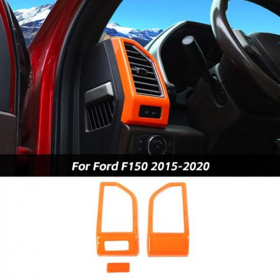 Orange Car Exterior Interior Full Trim Covers for Ford F150 15-20 Accessories