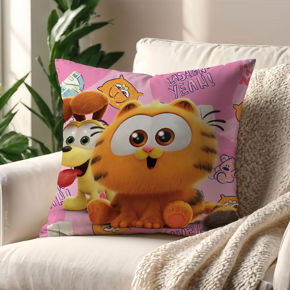 Cartoon G-Garfield-ES cute cat cushion cover Pillow Case Pillowcase Soft Skin Friendly & Comfortable with a Hidden Zipper
