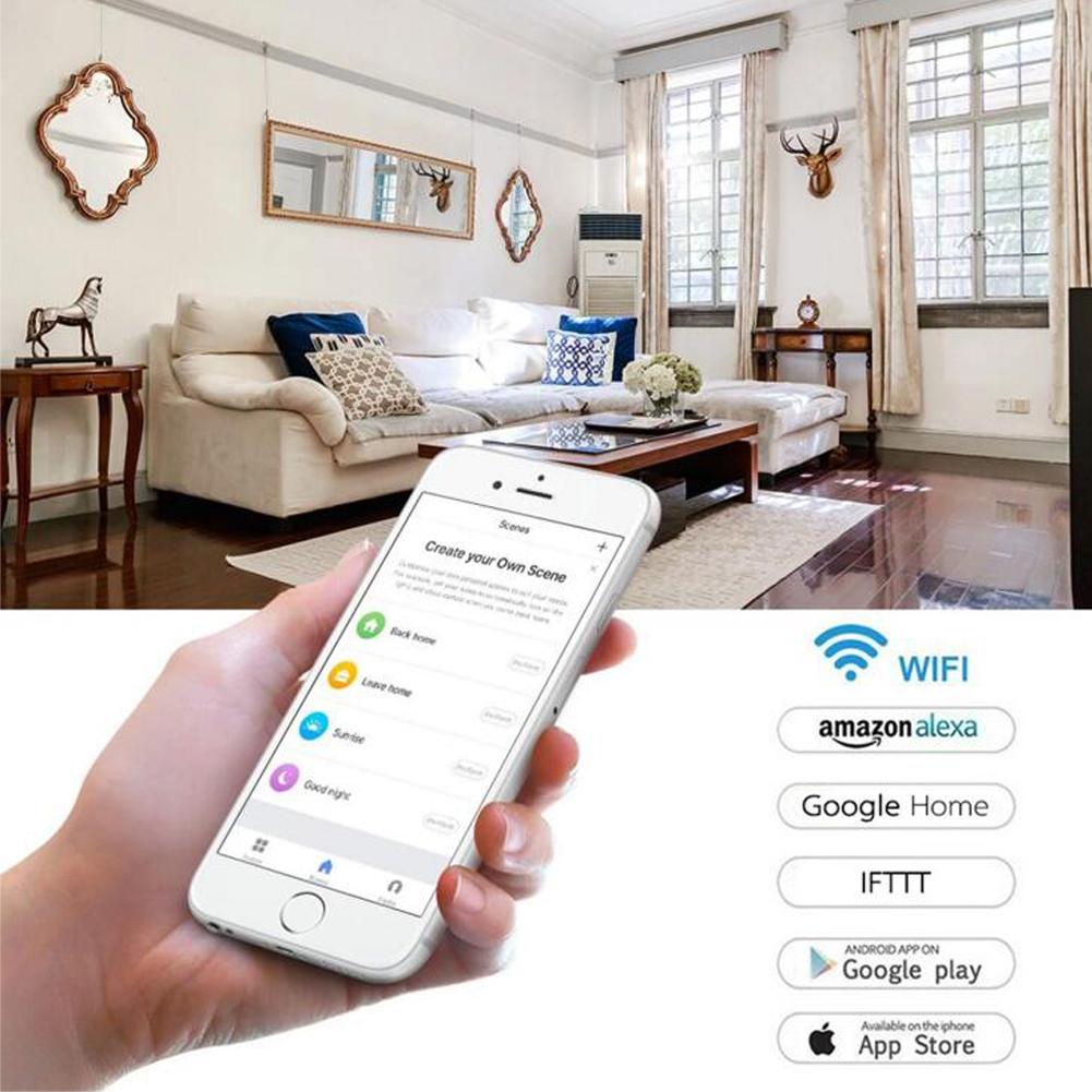 2 in 1 Smart Plug Wi-Fi Mini Outlets Smart Sockets Compatible with Amazon Alexa US Regulations