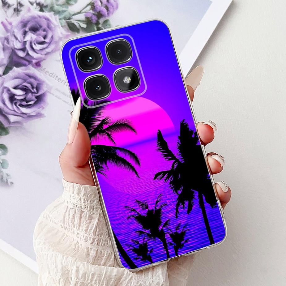 For Xiaomi Mi 14T Pro Case Cute Cat Fashion Painted Cover Soft Silicone Phone Case For Xiaomi 14T Pro Mi14T 5G Back Cover Bumper