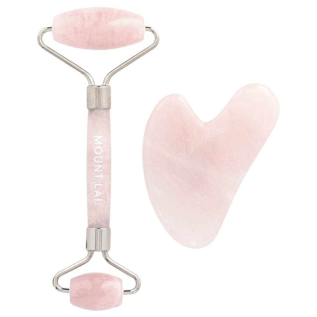 Rose Quartz Facial Spa Set, 2 Piece Set