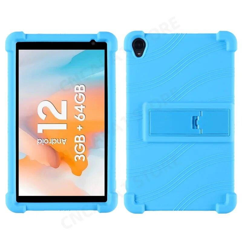 4 Cornors Thicken Silicon Cover with Kickstand For Blackview Tab 5 Case Tab5 8" Tablet PC Shockproof Funda Kids Safety