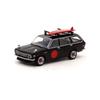 Generic Tarmac Works Datsun Bluebird 510 Wagon Black with Red Graphics and Roof Rack and Surfboard Global64 Series Diecast Model Car 1/64 T64G-026-BK