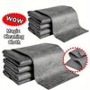 2/5/10pcs, Magic Glass Wiping Rags, Home Car Washing Towel, Household Kitchen Bathroom Cleaning Cloth, Durable Microfiber Dishwashing Rag